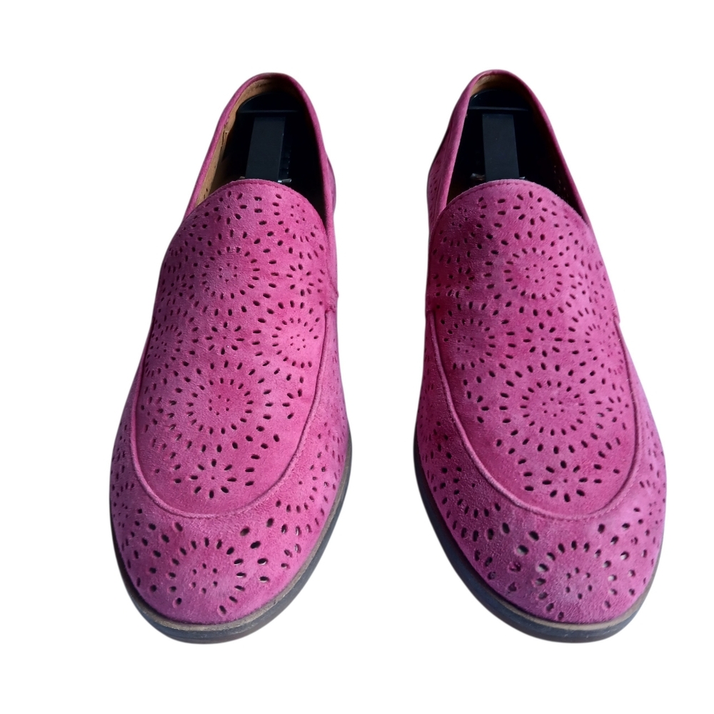 Clarks Ultimate Comfort Perforated Suede Loafers